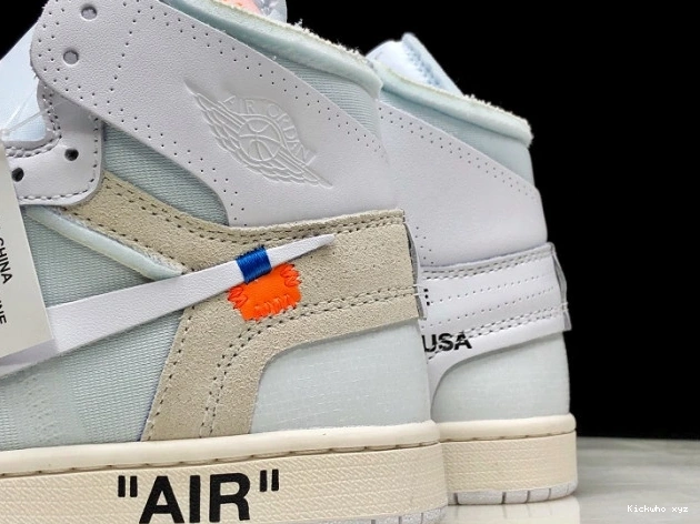 White Jordan Retro High Off-White Air AQ0818-100 1 0705